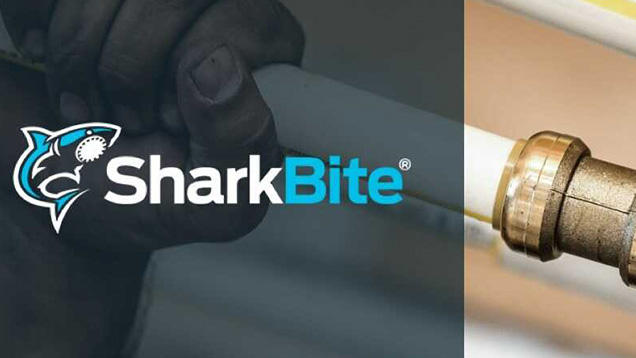 SharkBite Fastener With Logo