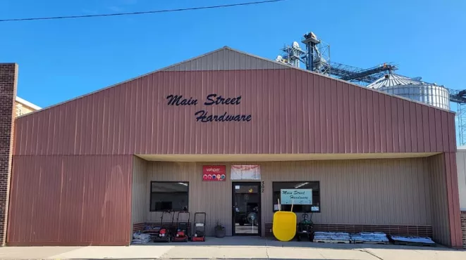 Main Street Hardware in Napoleon, North Dakota