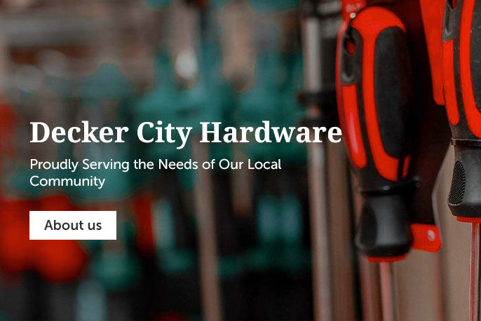 Decker City hardware hero banner