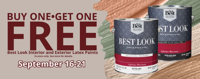 Best Look Paint BOGO September 16-21