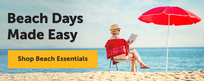 Beach Days Made Easy! Shop Beach Essentials