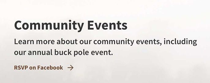 Annual Buck Pole Event