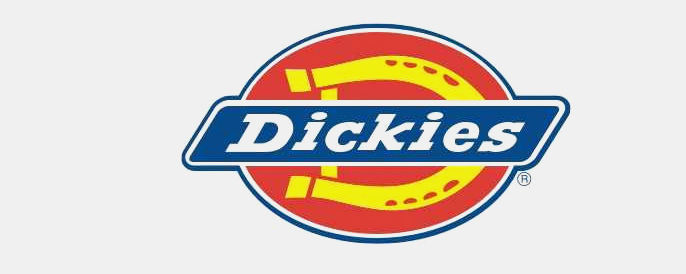 Dickies logo with grey Dickies pants