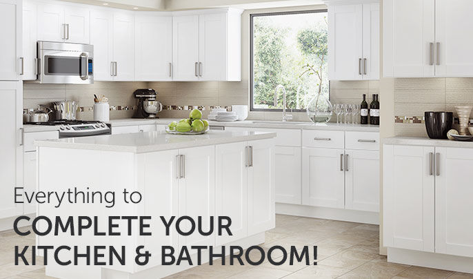 Everything to Complet your Kitchen & Bathroom!