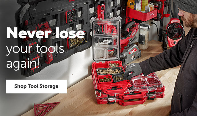 Never lose your tools again! Milwaukee Packout Storage system