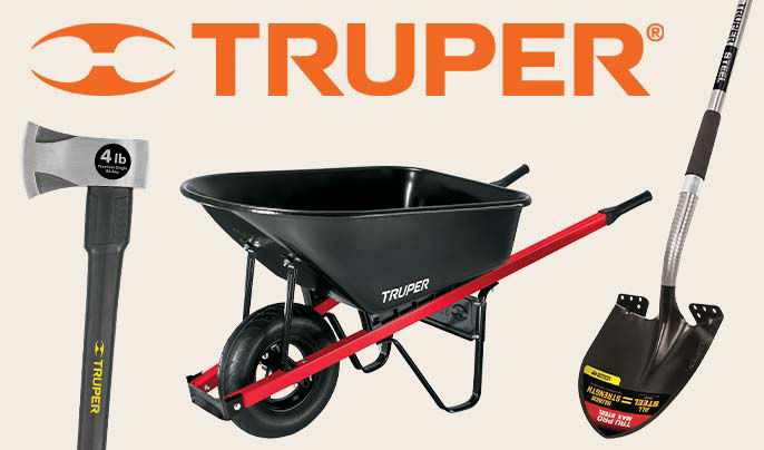 Truper logo and products