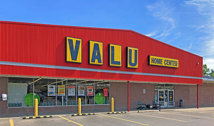 Valu storefront of Alden NY location