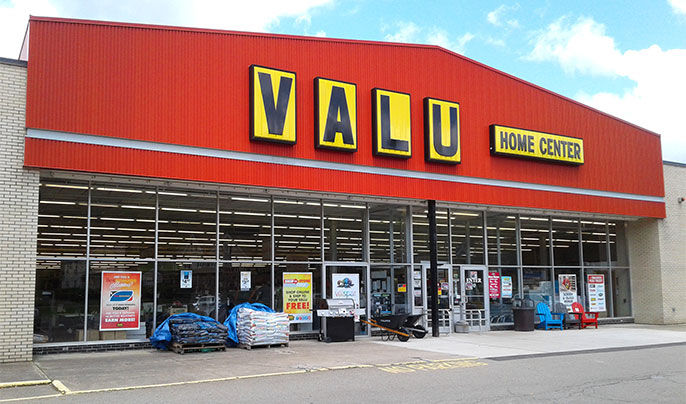 Valu storefront of Bradford, PA location