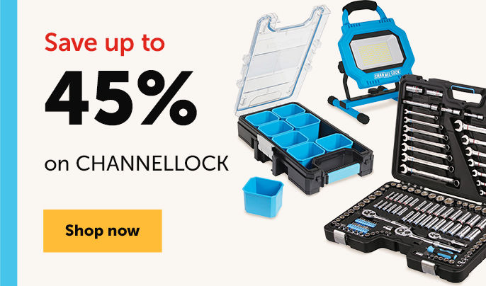 Save up to 45% on CHANNELLOCK — Shop now!