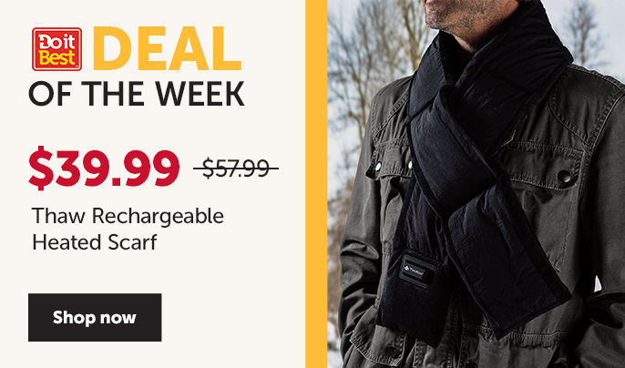 Thaw Rechargeable Heated Scarf - Save 31% - $39.99 - Shop now