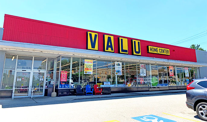 Valu storefront of East 38th St. Erie PA location