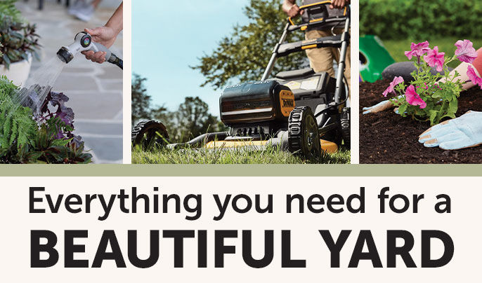 Everything you need for a beautiful yard