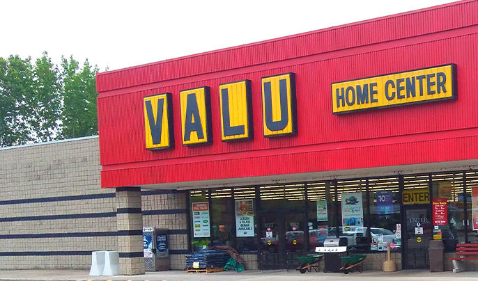 Valu storefront of Medina, NY location