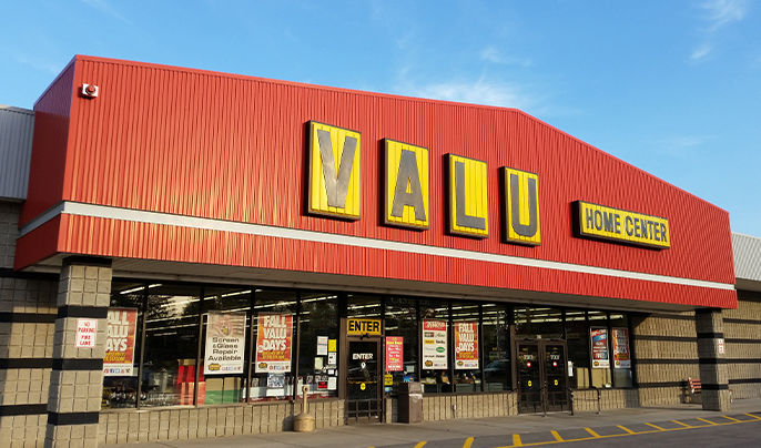 Valu storefront of North Tonawanda, NY location