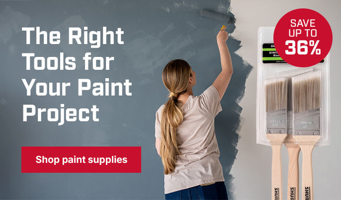 Save up to 36% on the Right Tools for Your Paint Project