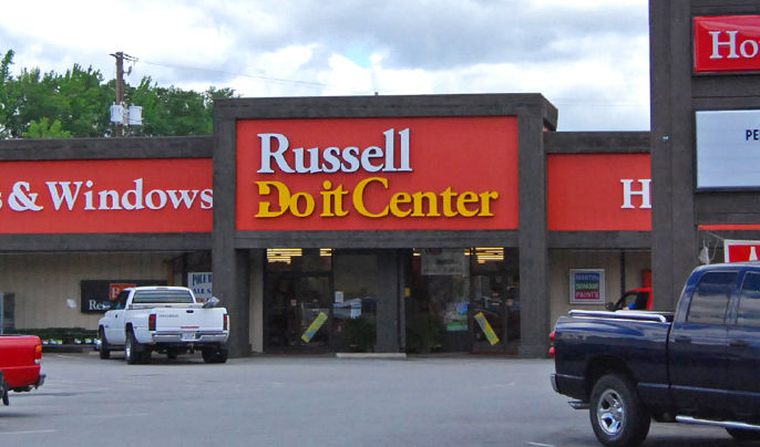 Russell storefront of Alexander City location