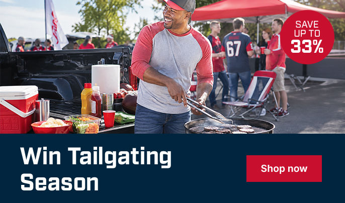Save up to 33% and win tailgating season | Shop now