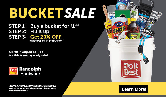 Bucket Sale