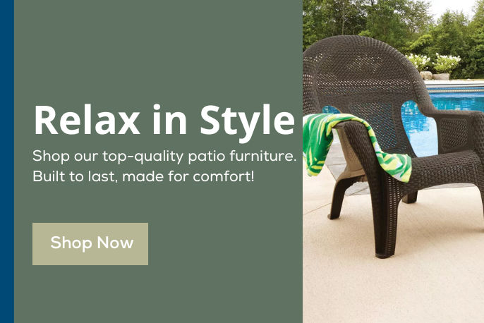 Patio furniture available at T&M