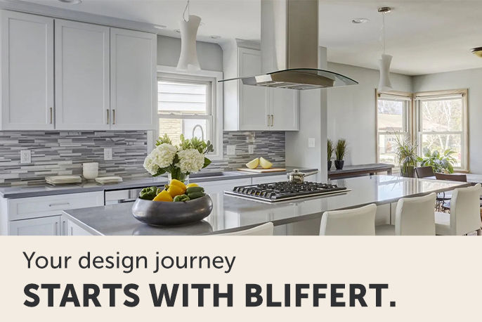 white cabinetry in kitchen