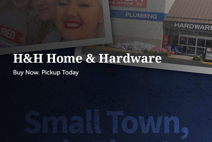 H&h home & hardware Buy now. Pickup today