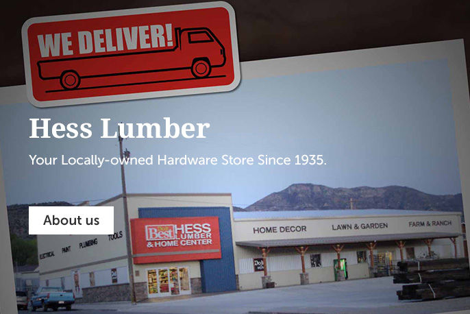 Your Locally-owned Hardware Store Since 1935.