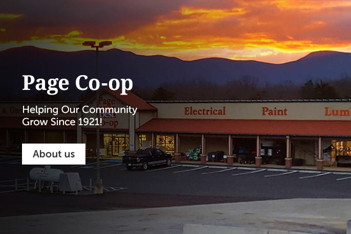 Page co-op Helping our community grow since 1921!