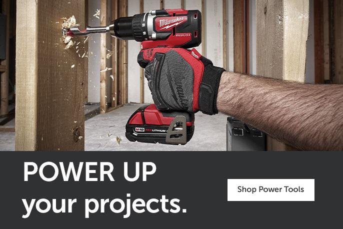 Power up your projects. Shop power tools.  