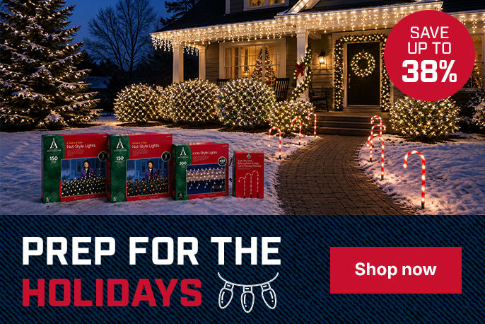 Prep for the Holidays Shop Holiday lighting