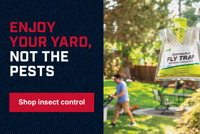Enjoy your yard not the pests. Shop pest control. 