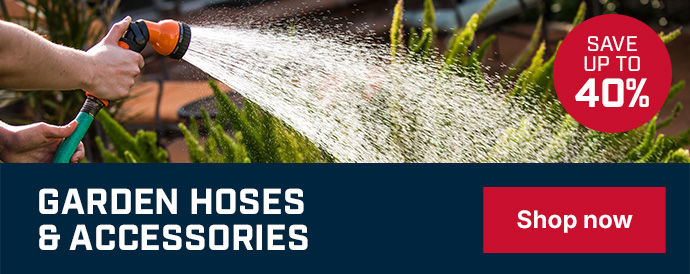 Save up to 40% on Garden Hoses & Accessories