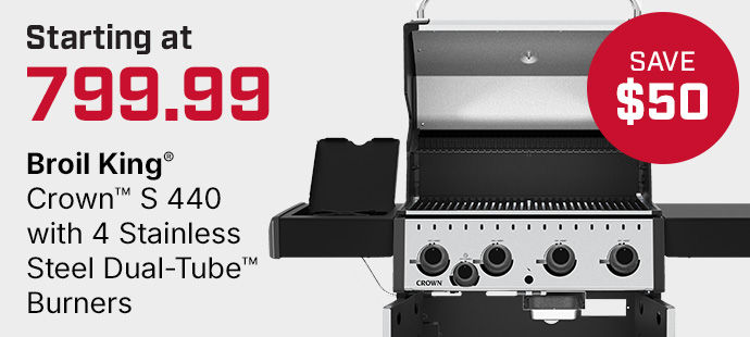 Save $50 on Broil King Crown S 440 starting at 799.99