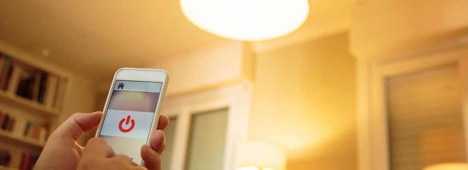 smart phone with smart light app
