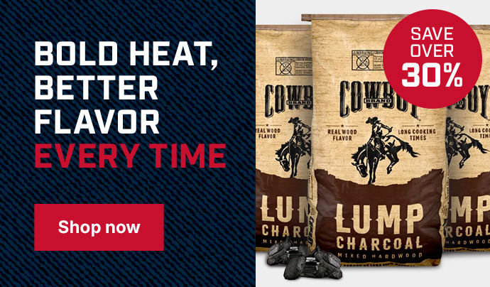 Bold Heat Better Flavor Every Time. Shop Cowboy Lump Charcoal