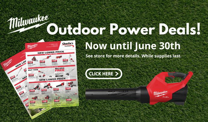 Milwaukee Outdoor power equipment deals - click here! 