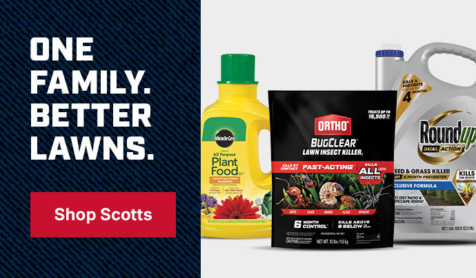 One Family. Better Lawns. Shop Scotts Family of Brands