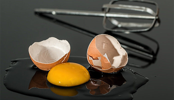 A broken egg