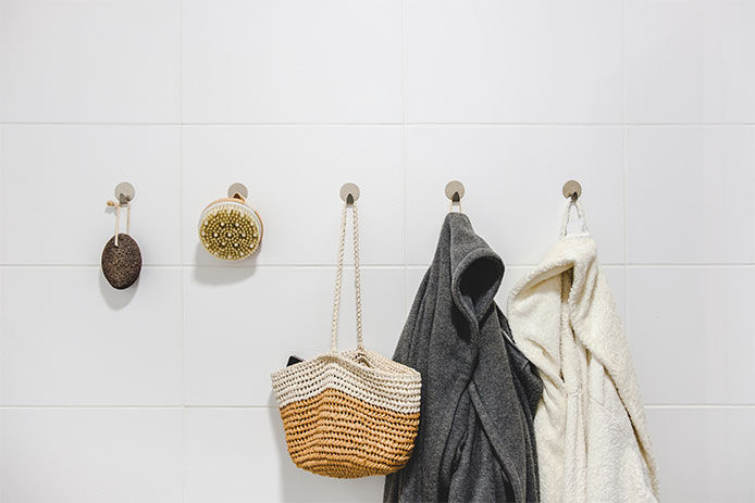 Bathroom hooks