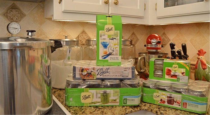 Canning supplies