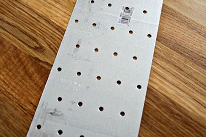 metal plates for diy chalkboard wall