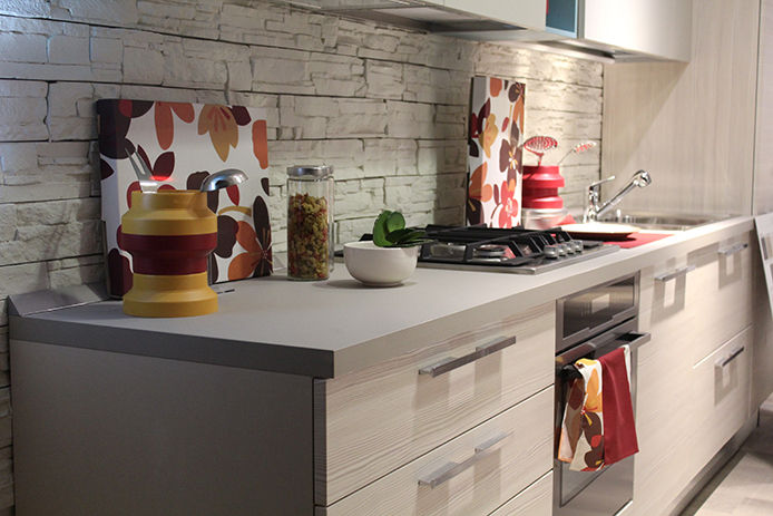 Kitchen cabinets with new hardware