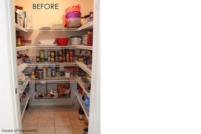 The before closet