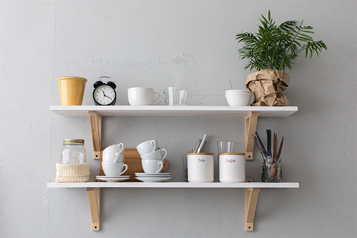Kitchen shelving
