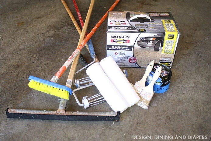 garage floor painting supplies