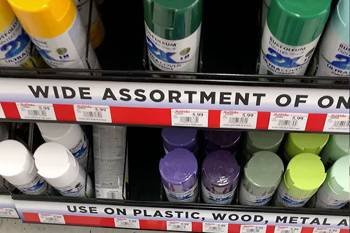 Spray paints
