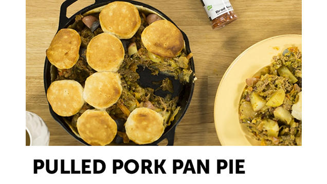 Pulled Pork Pan Pie