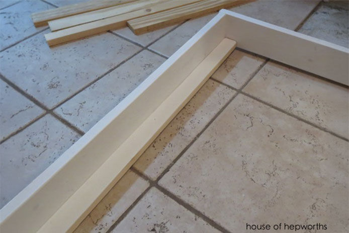 attaching the cleat to the frame