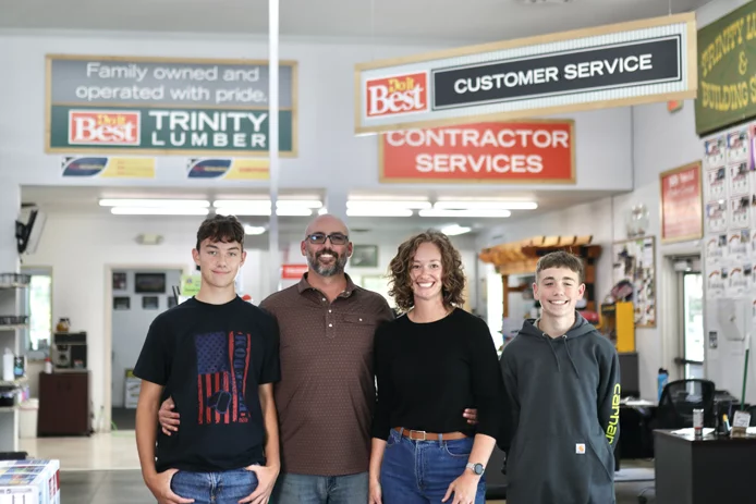 Merritt Goodyear and family