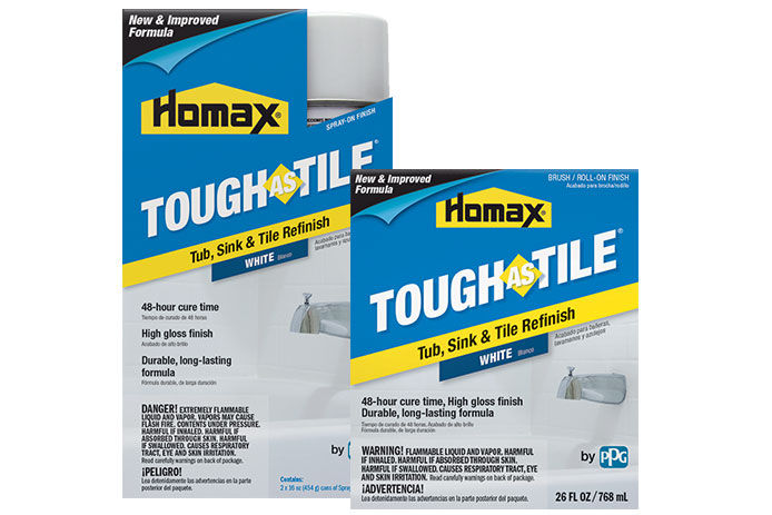 Homax Tough Tile Tub, Sink & Tile Refinish