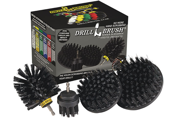 Drillbrush Ultimate Grill Cleaning Kit with Extension, Grease